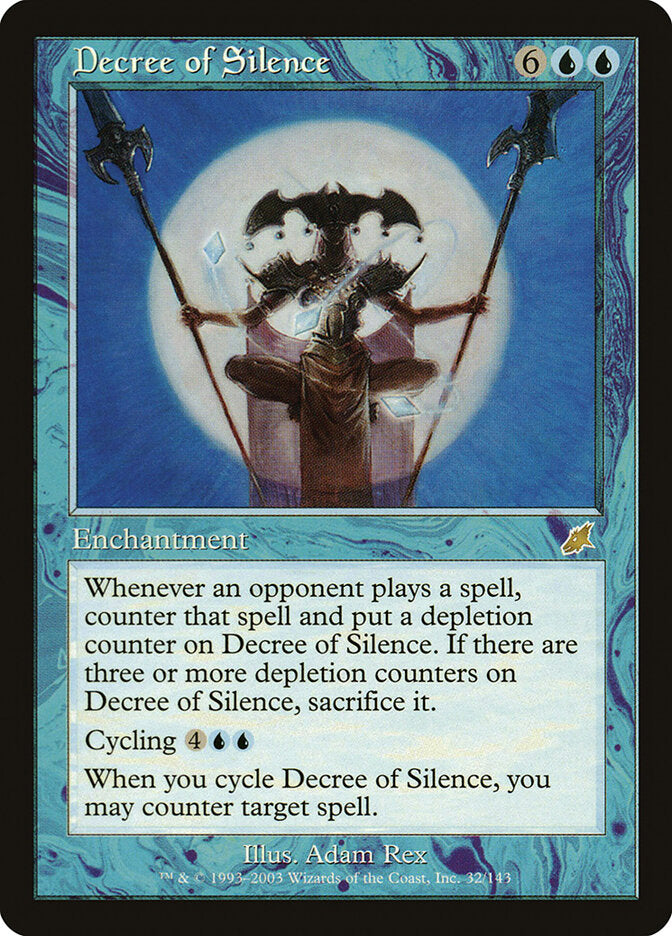 Decreto de Silêncio / Decree of Silence - Magic: The Gathering - MoxLand