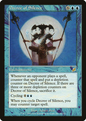 Decreto de Silêncio / Decree of Silence - Magic: The Gathering - MoxLand