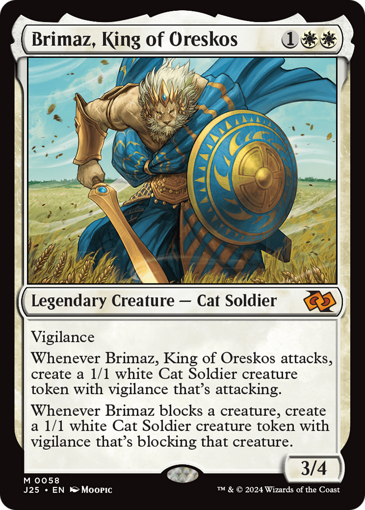 Brimaz, Rei de Oreskos / Brimaz, King of Oreskos - Magic: The Gathering - MoxLand