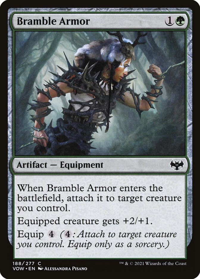 Armadura de Espinheiro / Bramble Armor - Magic: The Gathering - MoxLand