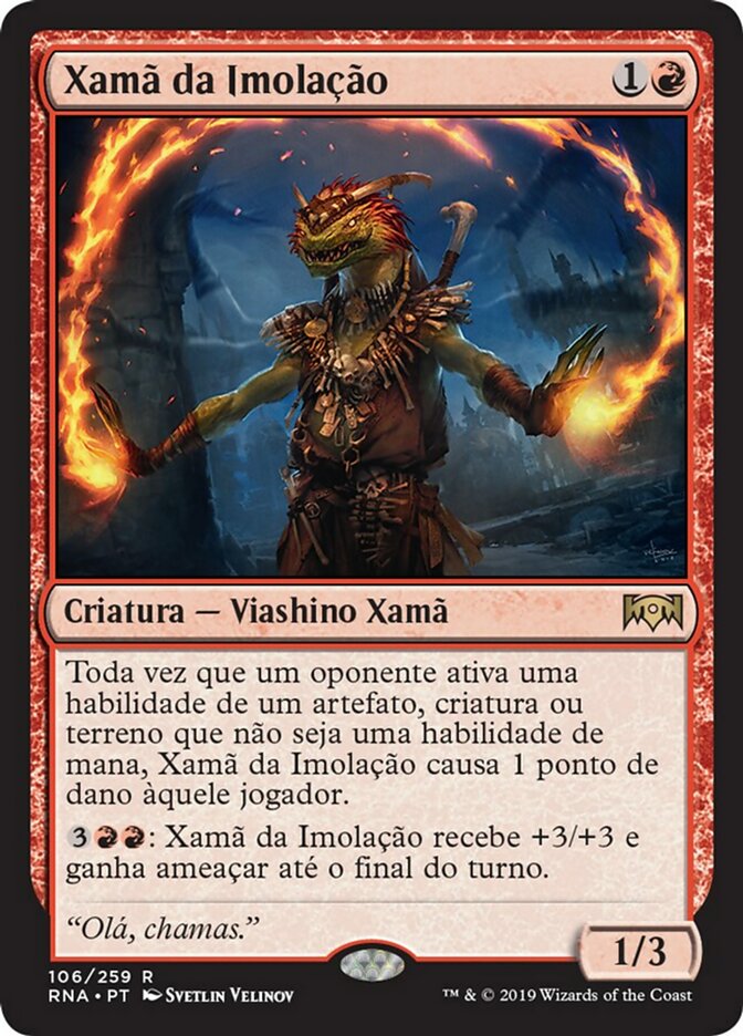 Xamã da Imolação / Immolation Shaman - Magic: The Gathering - MoxLand