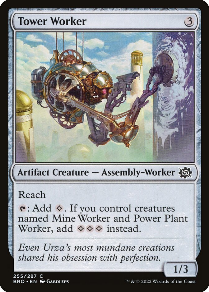 Operário da Torre / Tower Worker - Magic: The Gathering - MoxLand