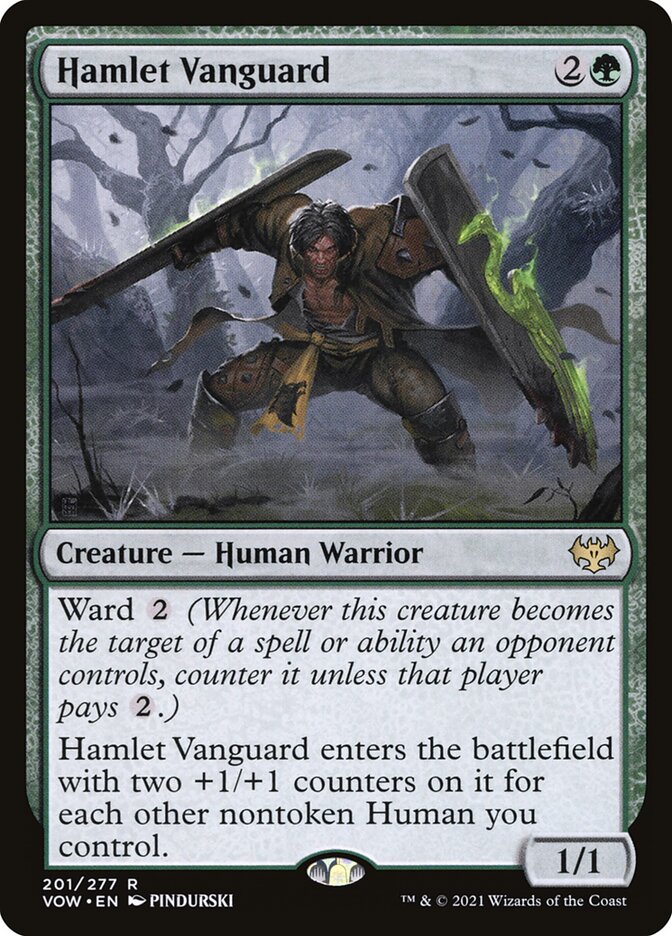 Vanguarda do Vilarejo / Hamlet Vanguard - Magic: The Gathering - MoxLand