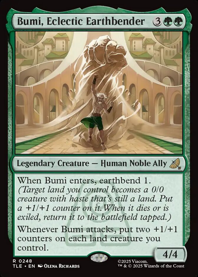 Bumi, Dobrador de Terra Excêntrico / Bumi, Eclectic Earthbender - Magic: The Gathering - MoxLand