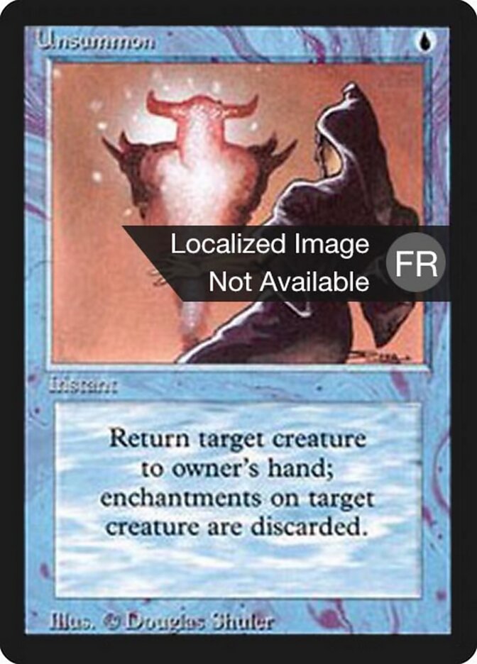 Esconjurar / Unsummon - Magic: The Gathering - MoxLand