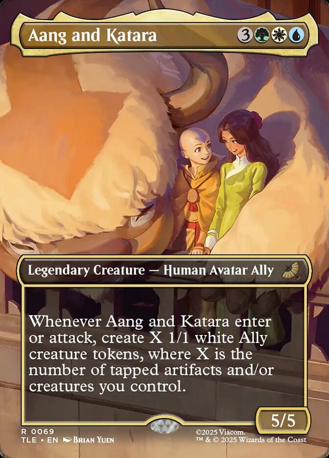 Aang e Katara / Aang and Katara - Magic: The Gathering - MoxLand