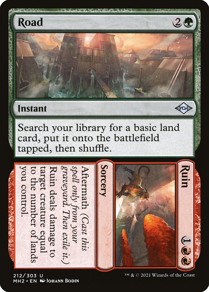 Caminho / Ruína / Road / Ruin - Magic: The Gathering - MoxLand