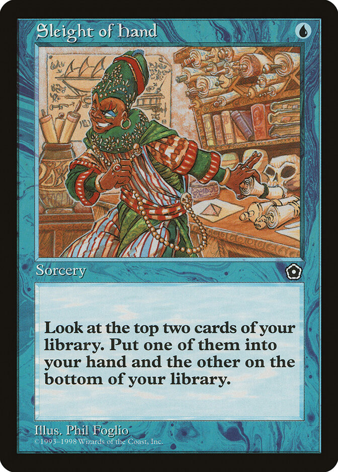 Truque de Mãos / Sleight of Hand - Magic: The Gathering - MoxLand