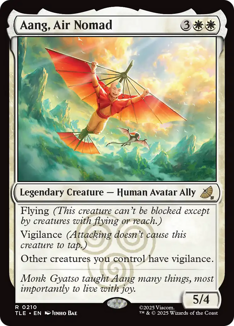 Aang, Nômade do Ar / Aang, Air Nomad - Magic: The Gathering - MoxLand