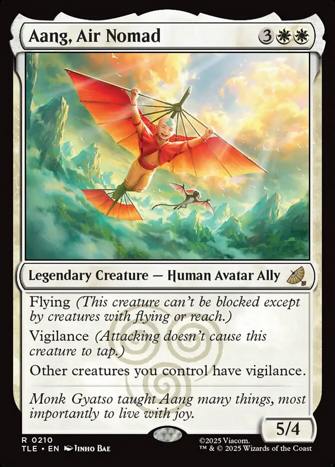 Aang, Nômade do Ar / Aang, Air Nomad - Magic: The Gathering - MoxLand