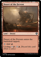Deserto da Fervorosa / Desert of the Fervent - Magic: The Gathering - MoxLand