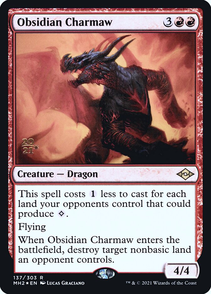Gorja Ardente de Obsidiana / Obsidian Charmaw - Magic: The Gathering - MoxLand