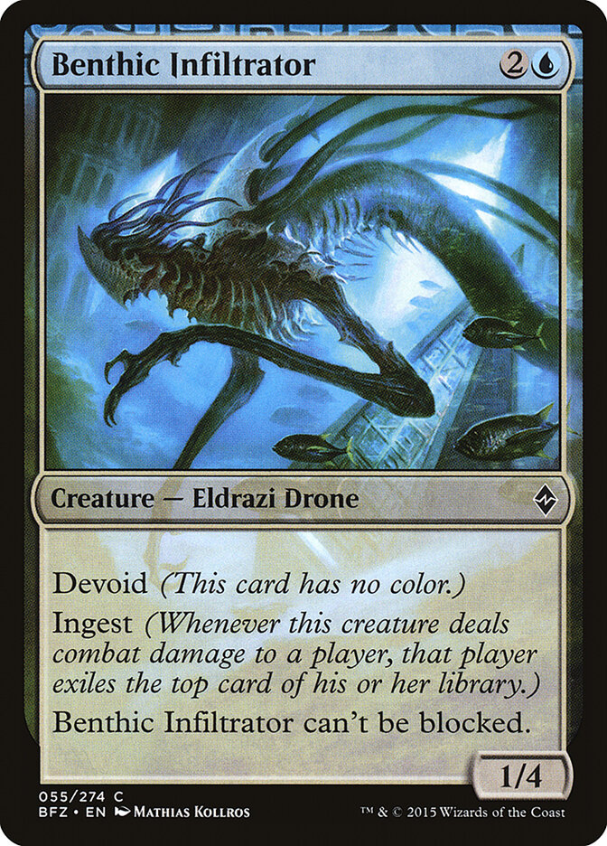 Infiltrador Bêntico / Benthic Infiltrator - Magic: The Gathering - MoxLand