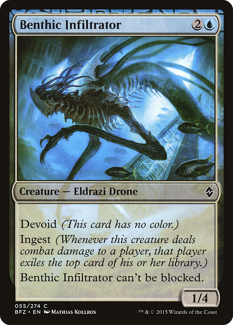 Infiltrador Bêntico / Benthic Infiltrator - Magic: The Gathering - MoxLand