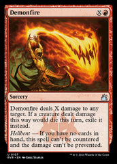 Fogueira Demoníaca / Demonfire - Magic: The Gathering - MoxLand