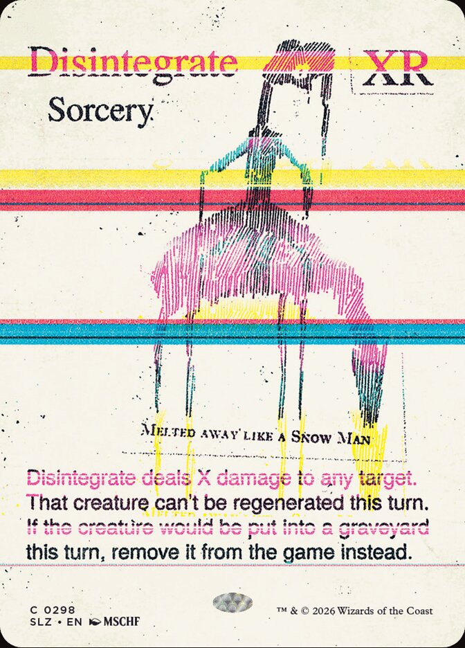 Desintegrar / Disintegrate - Magic: The Gathering - MoxLand