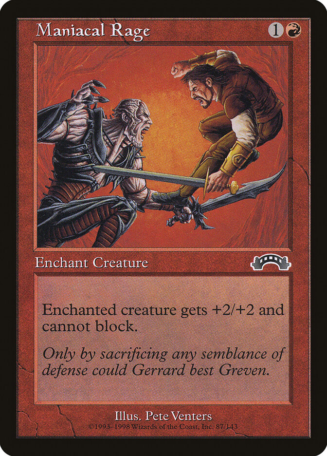 Fúria Maníaca / Maniacal Rage - Magic: The Gathering - MoxLand