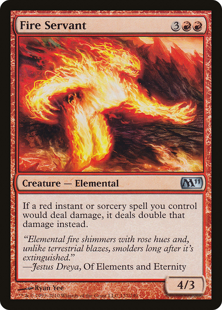 Servo do Fogo / Fire Servant - Magic: The Gathering - MoxLand