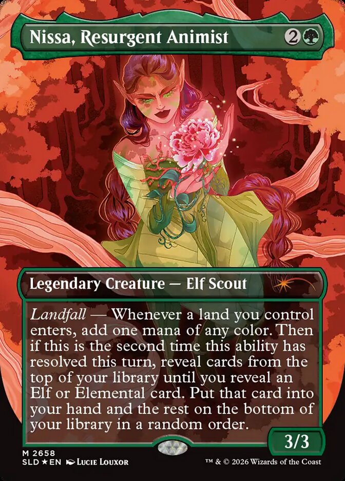 Nissa, Animista Ressurgida / Nissa, Resurgent Animist - Magic: The Gathering - MoxLand