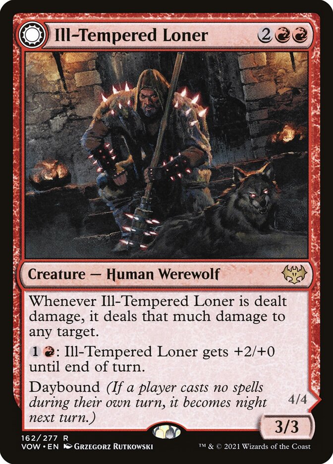 Solitário Mal-humorado / Ill-Tempered Loner - Magic: The Gathering - MoxLand