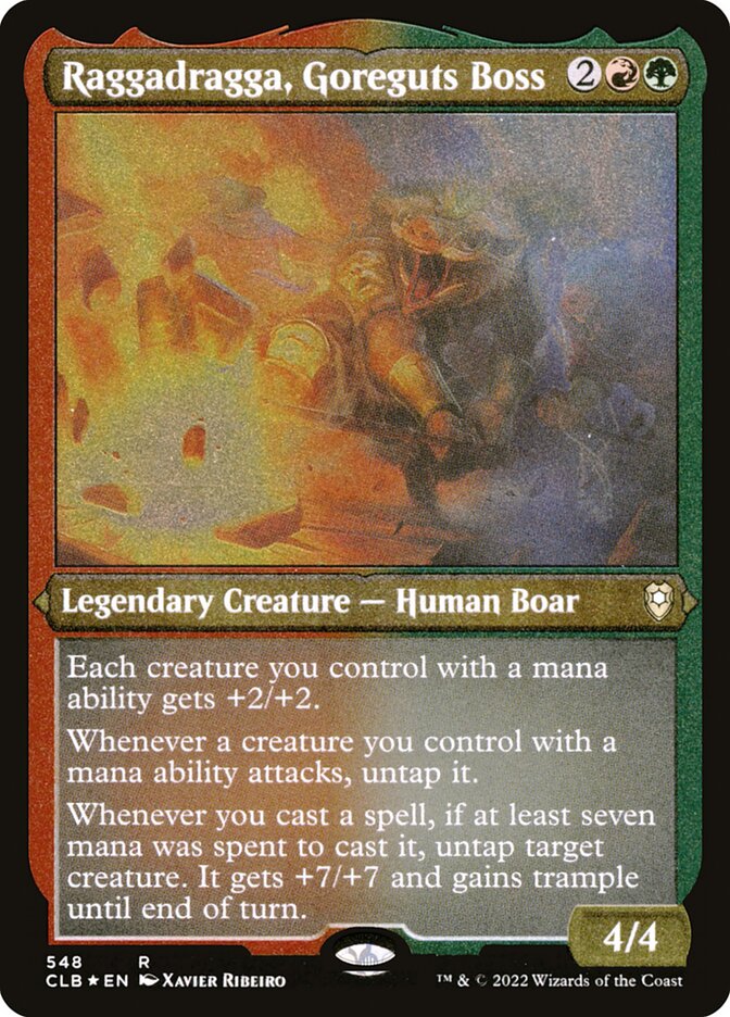 Raggadragga, Chefe dos Rancatripa / Raggadragga, Goreguts Boss - Magic: The Gathering - MoxLand