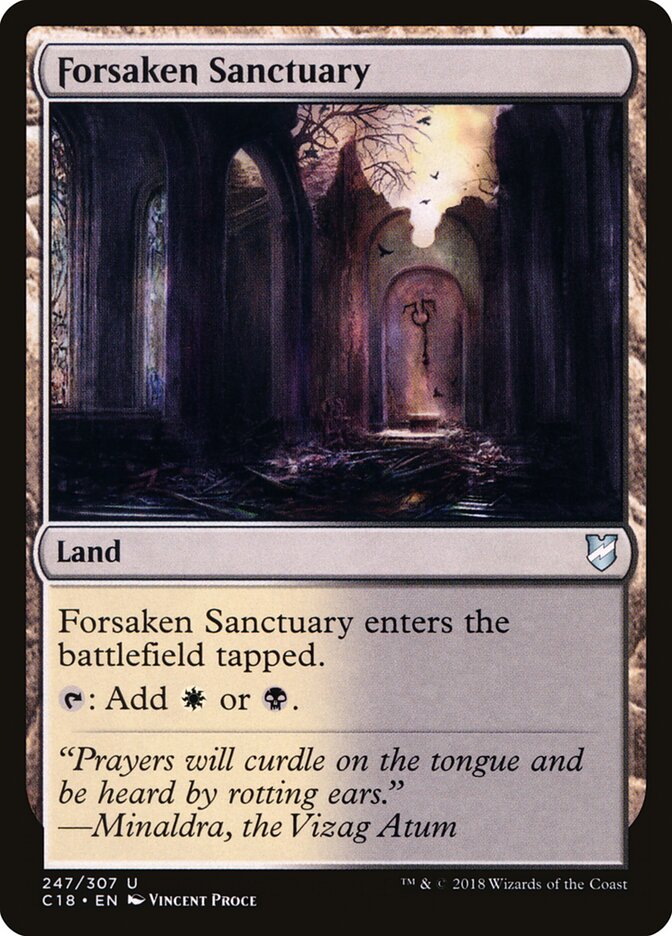 Santuário Abandonado / Forsaken Sanctuary - Magic: The Gathering - MoxLand