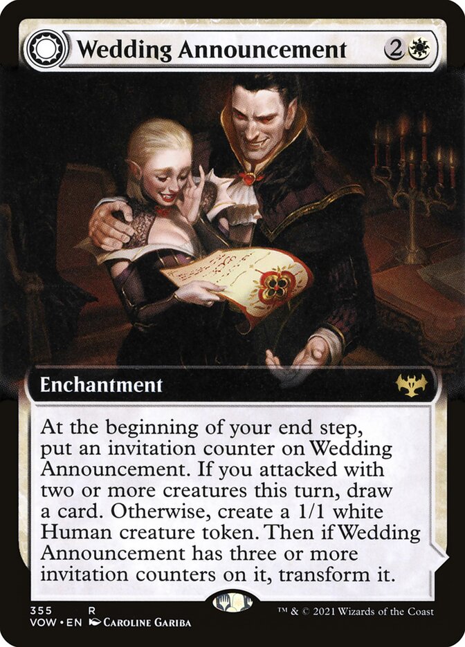 Anúncio de Casamento / Wedding Announcement - Magic: The Gathering - MoxLand