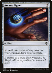 Sinete Arcano / Arcane Signet - Magic: The Gathering - MoxLand