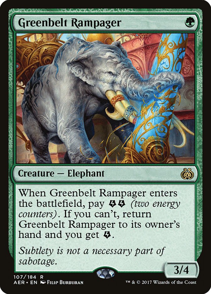 Furioso do Cinturão Verde / Greenbelt Rampager - Magic: The Gathering - MoxLand