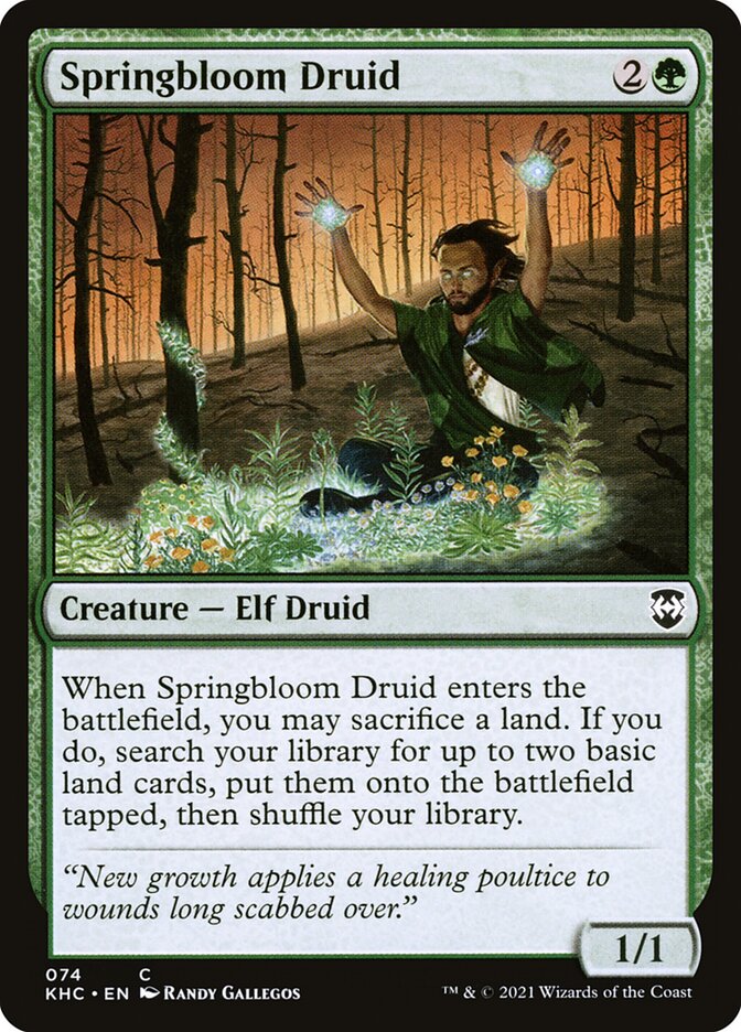Druida do Florescimento / Springbloom Druid - Magic: The Gathering - MoxLand