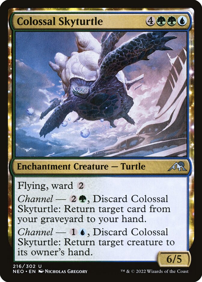 Tartaruga Celeste Colossal / Colossal Skyturtle - Magic: The Gathering - MoxLand