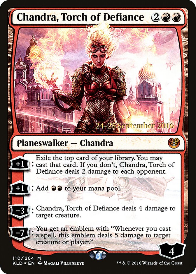 Chandra, Chama da Rebeldia / Chandra, Torch of Defiance - Magic: The Gathering - MoxLand