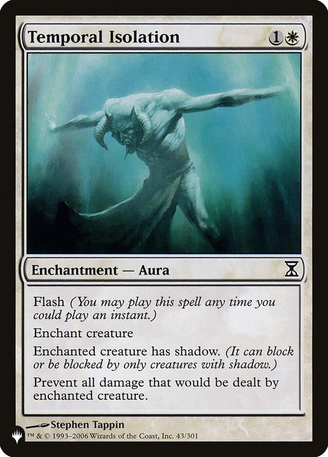 Isolação Temporal / Temporal Isolation - Magic: The Gathering - MoxLand