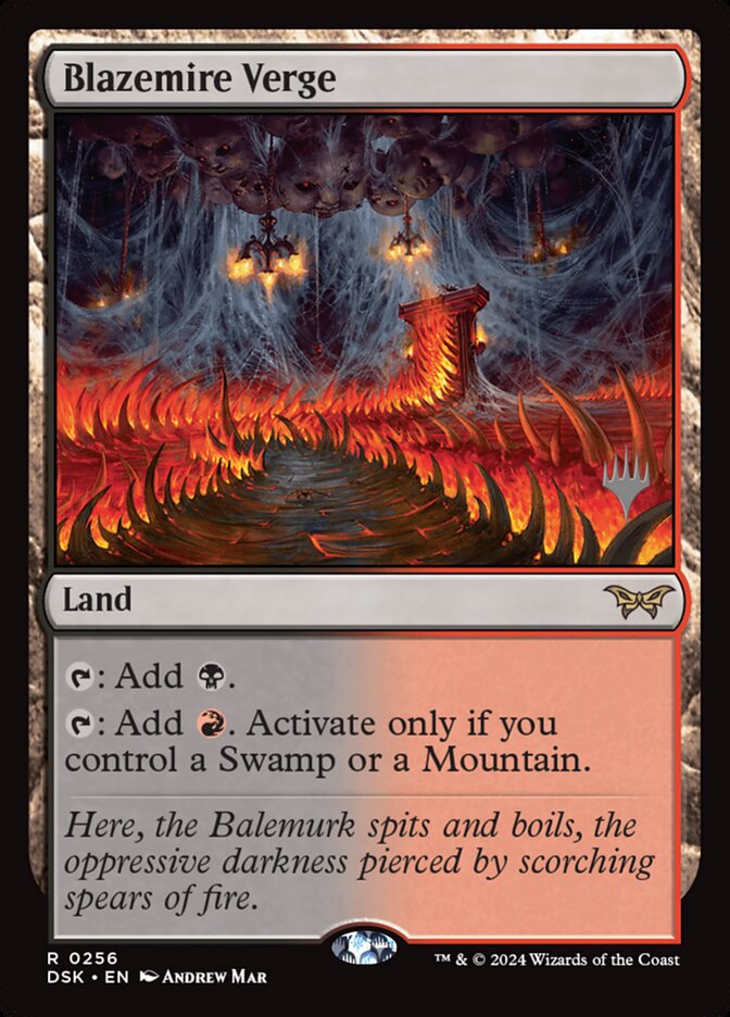 Blazemire Verge - Magic: The Gathering - MoxLand