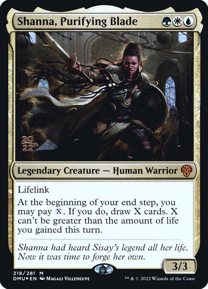 Shanna, Lâmina Purificadora / Shanna, Purifying Blade - Magic: The Gathering - MoxLand