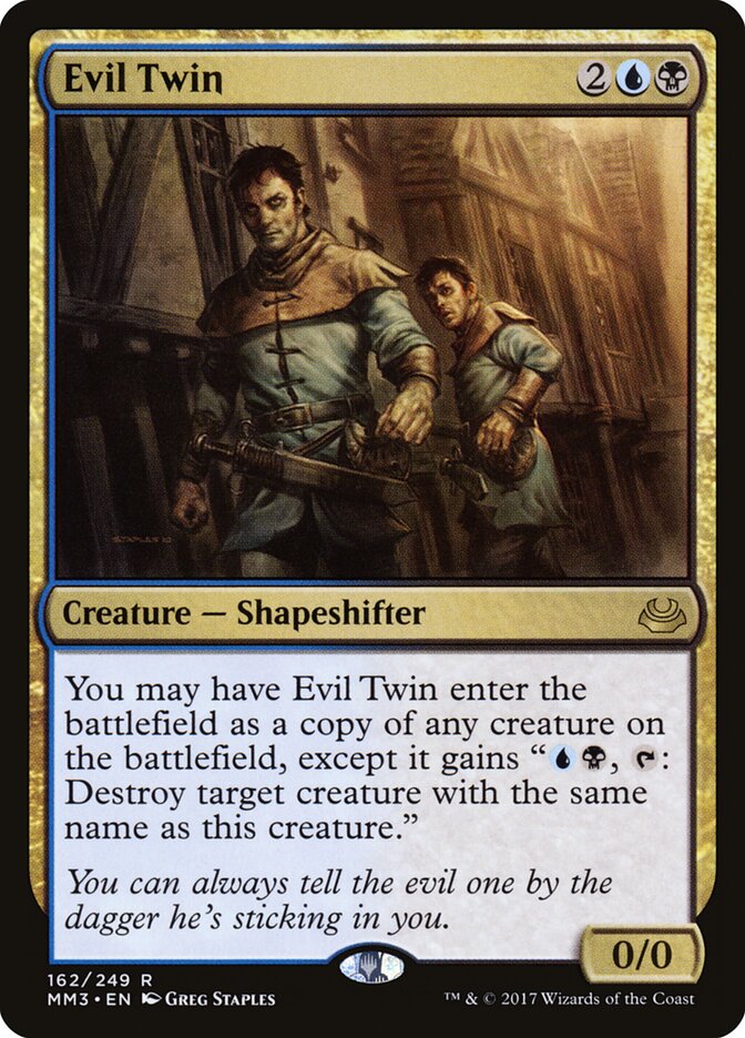 Gêmeo Malévolo / Evil Twin - Magic: The Gathering - MoxLand