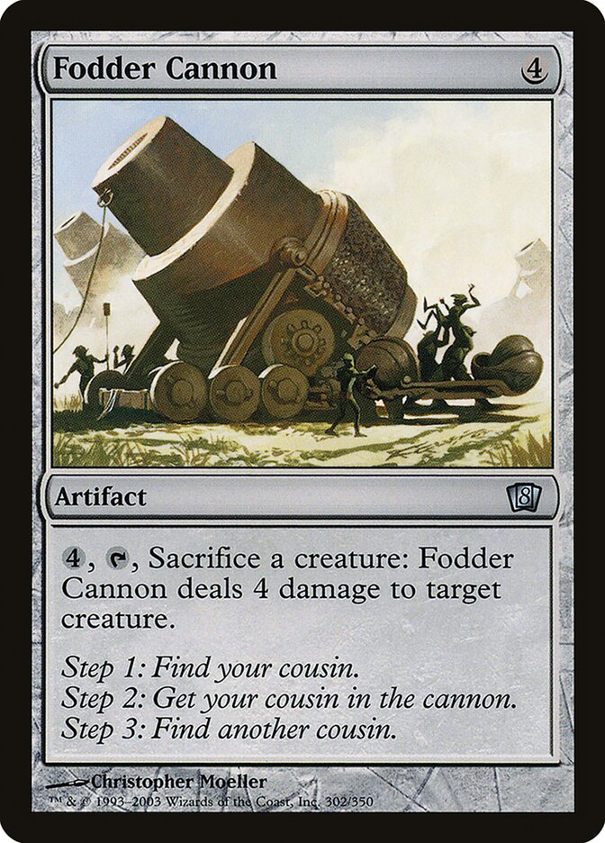 Canhão para Carne / Fodder Cannon - Magic: The Gathering - MoxLand