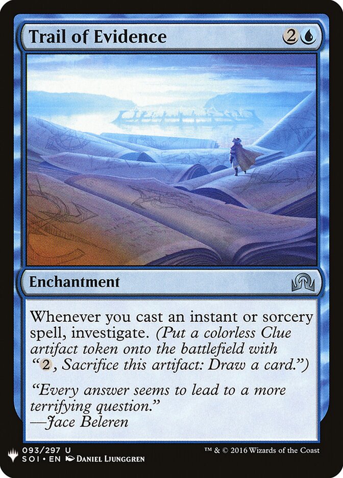 Trilha de Indícios / Trail of Evidence - Magic: The Gathering - MoxLand