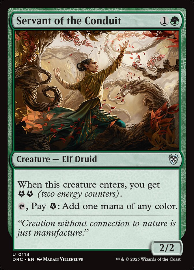 Serviçal do Conduíte / Servant of the Conduit - Magic: The Gathering - MoxLand