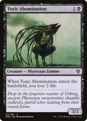 Abominação Tóxica / Toxic Abomination - Magic: The Gathering - MoxLand