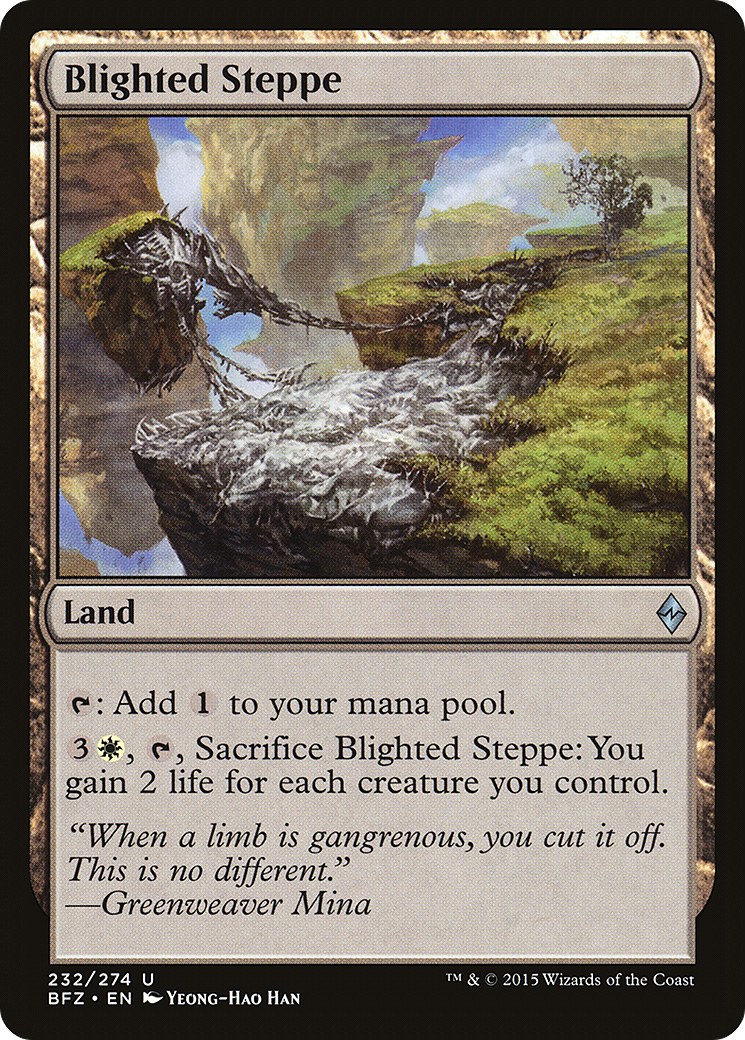 Estepe Flagelada / Blighted Steppe - Magic: The Gathering - MoxLand