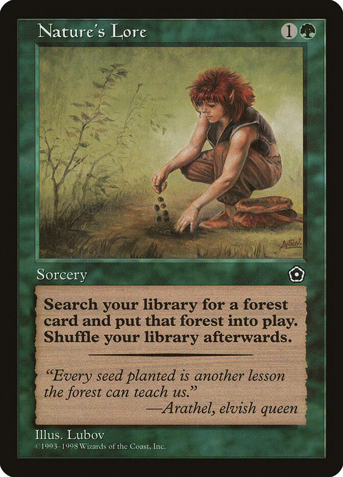 Sabedoria da Natureza / Nature's Lore - Magic: The Gathering - MoxLand