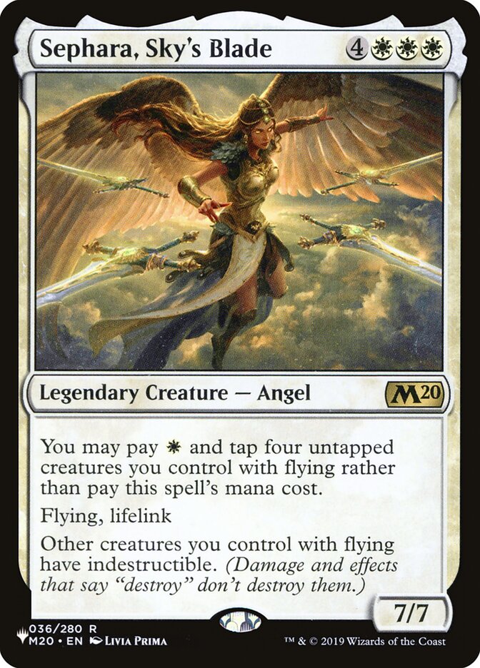 Sephara, Lâmina dos Céus / Sephara, Sky's Blade - Magic: The Gathering - MoxLand