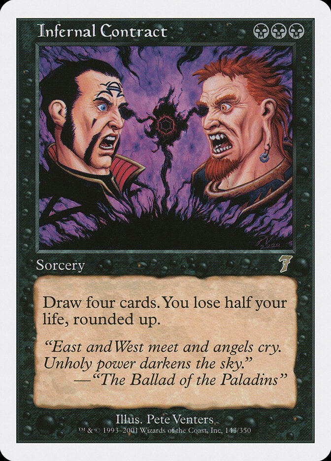 Contrato Infernal / Infernal Contract - Magic: The Gathering - MoxLand
