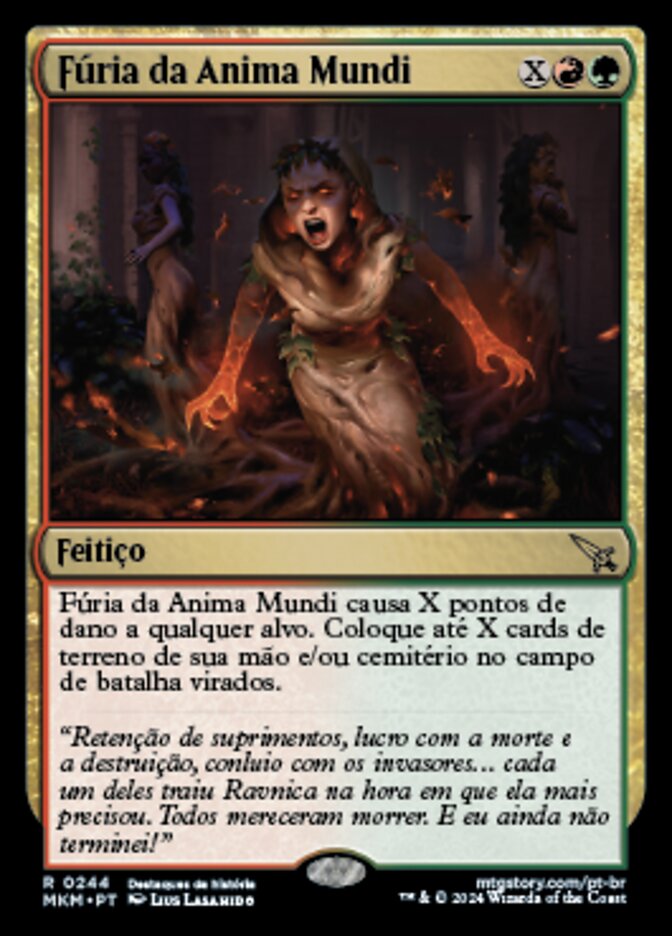 Fúria da Anima Mundi / Worldsoul's Rage - Magic: The Gathering - MoxLand