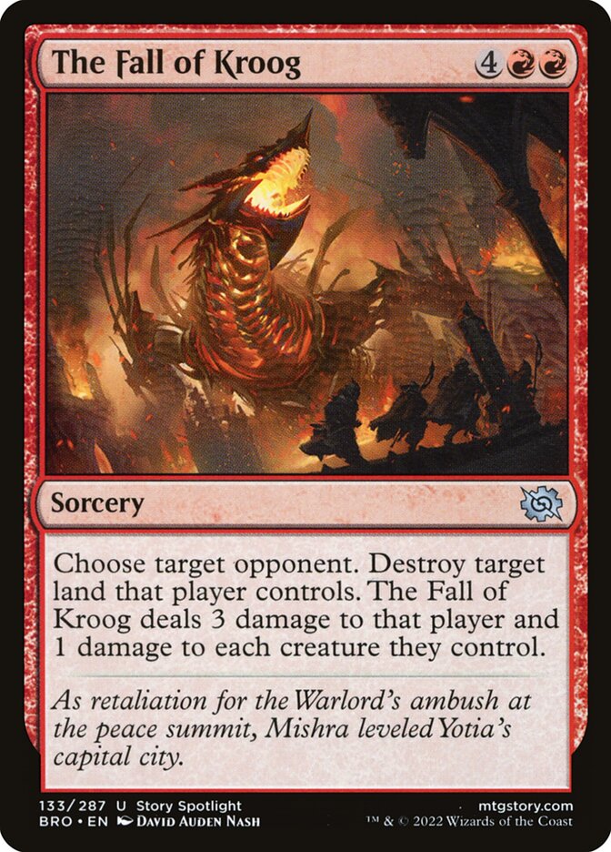 A Queda de Kroog / The Fall of Kroog - Magic: The Gathering - MoxLand