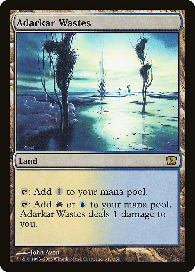 Regiões Agrestes de Adarkar / Adarkar Wastes - Magic: The Gathering - MoxLand