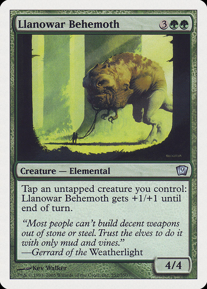 Behemoth de Llanowar / Llanowar Behemoth - Magic: The Gathering - MoxLand