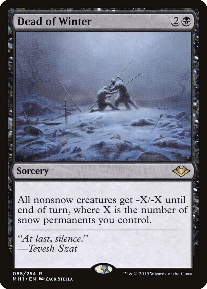 Auge do Inverno / Dead of Winter - Magic: The Gathering - MoxLand