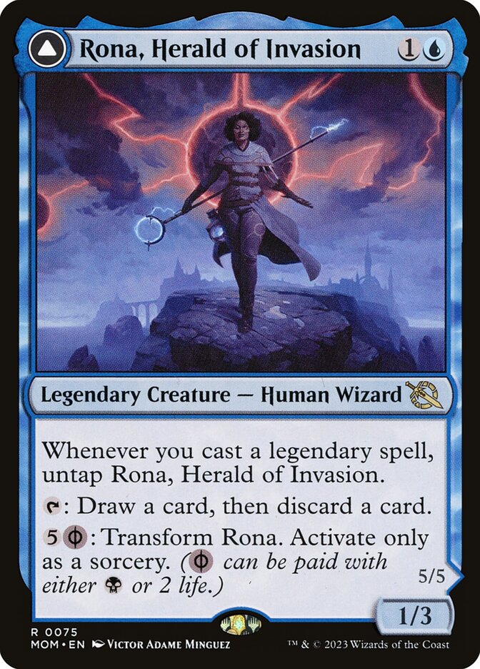 Rona, Arauta da Invasão / Rona, Herald of Invasion - Magic: The Gathering - MoxLand